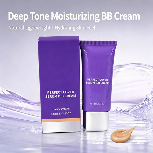 Hyaluronic Acid Hydrating BB Cream Serum for Dark Skin Tones