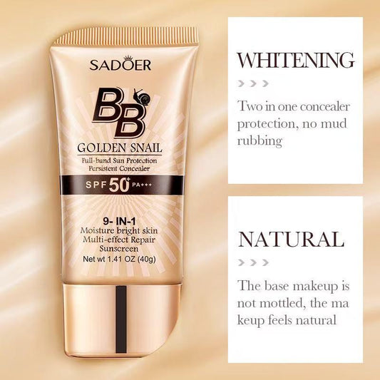 High-Coverage Waterproof Snail BB Cream
