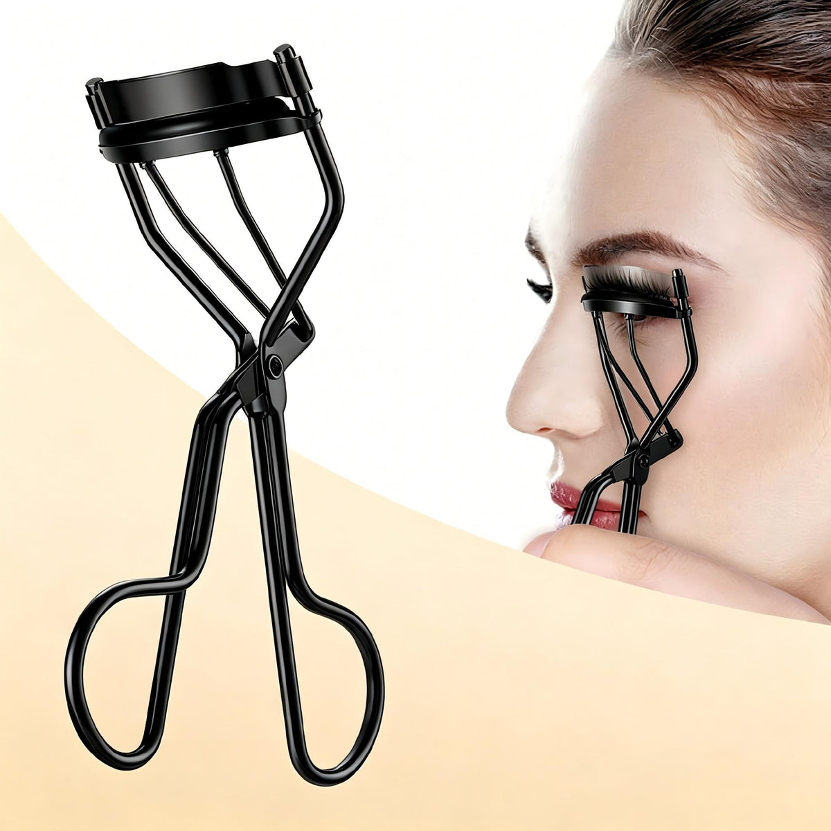 Wide-Angle Eyelash Curler for Women