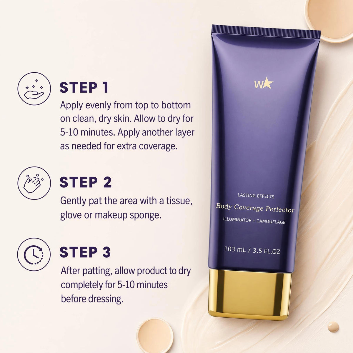 Full Coverage Body Foundation &amp; Concealer