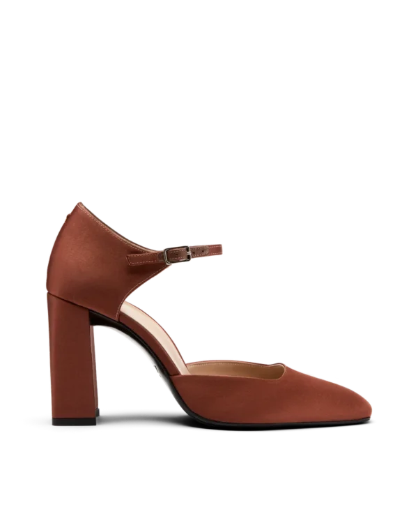 Cleo in Clove Satin