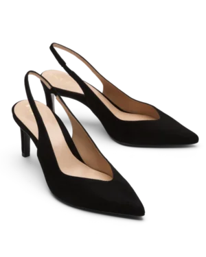 Mia in Black Suede