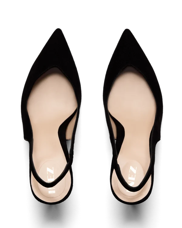 Mia in Black Suede